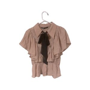 Zara Tie Blouse